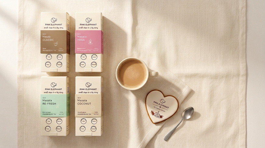 Masala Chai Set: Classic and Spicy &ndash; ​​10% Off and Free Shipping | Pink Elephant