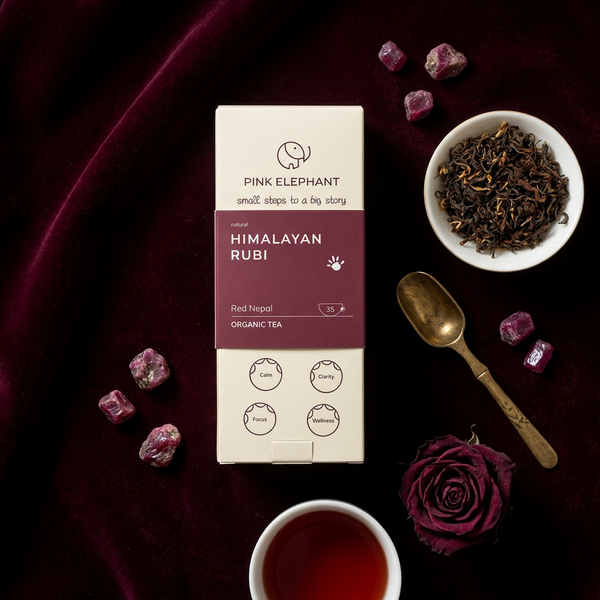 Ексклюзивний червоний чай Himalayan Rubi: як колекційне вино | 50 г | organic 080N01 фото
