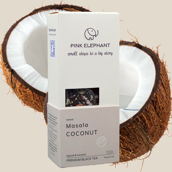 Coconut Masala: Spiced Tea with Coconut | Gentle Kick | 70g