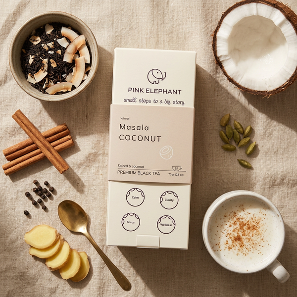 Coconut Masala: Spiced Tea with Coconut | Gentle Kick | 70g